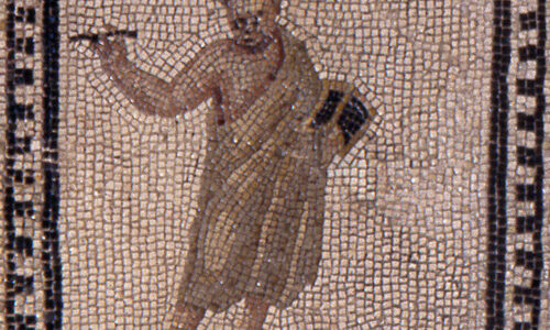 Trier (D) - Ausschnitt aus einem Mosaik um 200 n. Chr. - Foto Thomas Zühmer