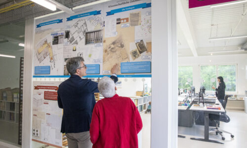 Insights into the research department at the open day.