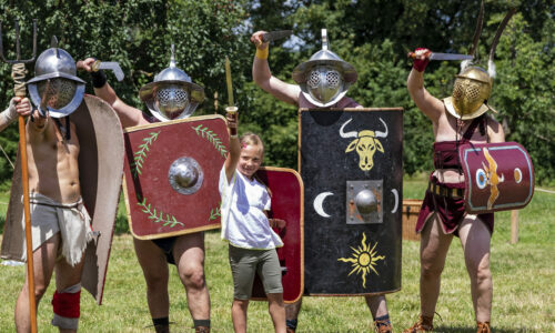 Combat school for gladiators