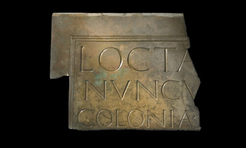 Bronzetafel des L. Octavius, Namengeber von Augusta Raurica. 15 - 10 v. Chr.