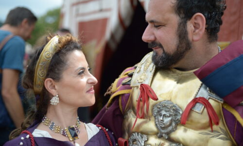 Römerfest Augusta Raurica - Kaiserin Sabina und Kaiser Hadrian - Foto Daniel Rancic