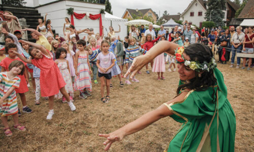 Römerfest Augusta Raurica - Kinder-Tanzworkshop - Foto Susanne Schenker