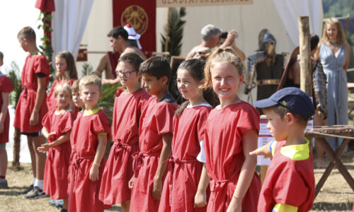 Römerfest Augusta Raurica - Die Gladiatorenschule ist gut besucht - Foto Susanne Schenker