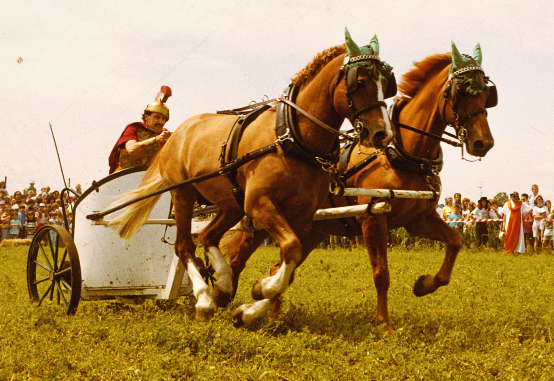 Römerfest Augusta Raurica - Das erste Römerfest im Jahr 1992 zur Einweihung des römischen Tierparks