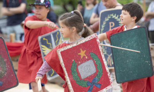 Augusta Raurica Roman Festival – Intensive training at the gladiator school – Photo by Susanne Schenker