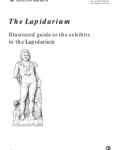 Illustrated guide to the exhibits in the Lapidarium